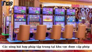 Các sòng bài hợp pháp chủ yếu tập trung tại một số khu vực được cấp phép